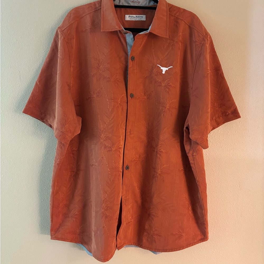 Tommy Bahama Men's Burnt Orange Casual Shirt